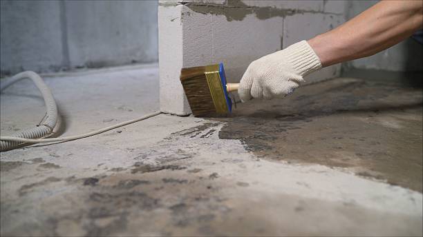 Crawl space vapor barrier installation in Hampshire, IL